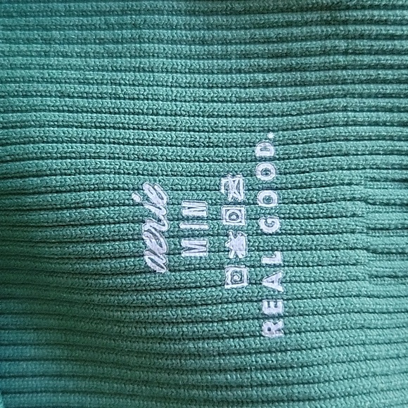 Aerie Seamless Strappy Ribbed Green Bralette, Size Med - Picture 4 of 4
